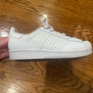 Adidas White Leather Sneakers